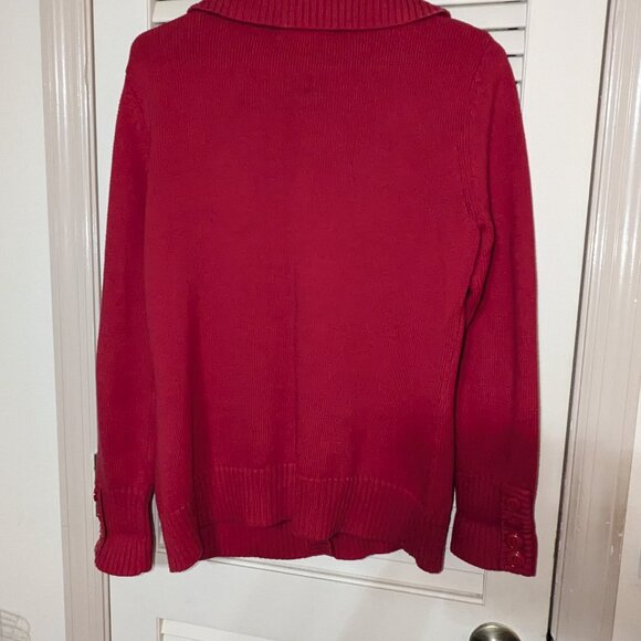 Karen Scott warm sweater/cardigan, size small. - Picture 3 of 7